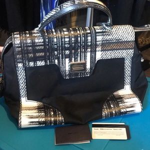 Tessuto+saffiano prada bag